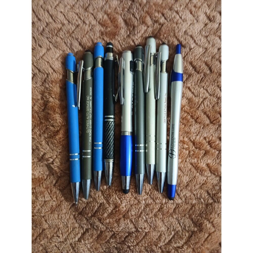 Lot of 10 Stylus Ballpoint Pens Touchscreen Phone Tablet Promotional Advertising